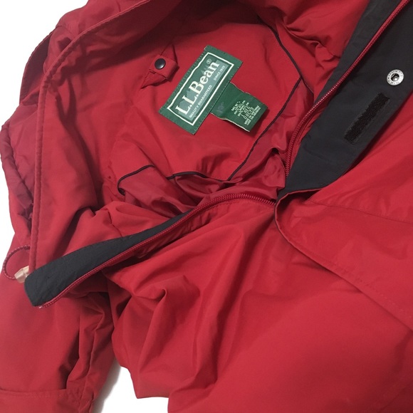 L.L. Bean Other - LL Bean Red Windbreaker With Hood Size Large Men